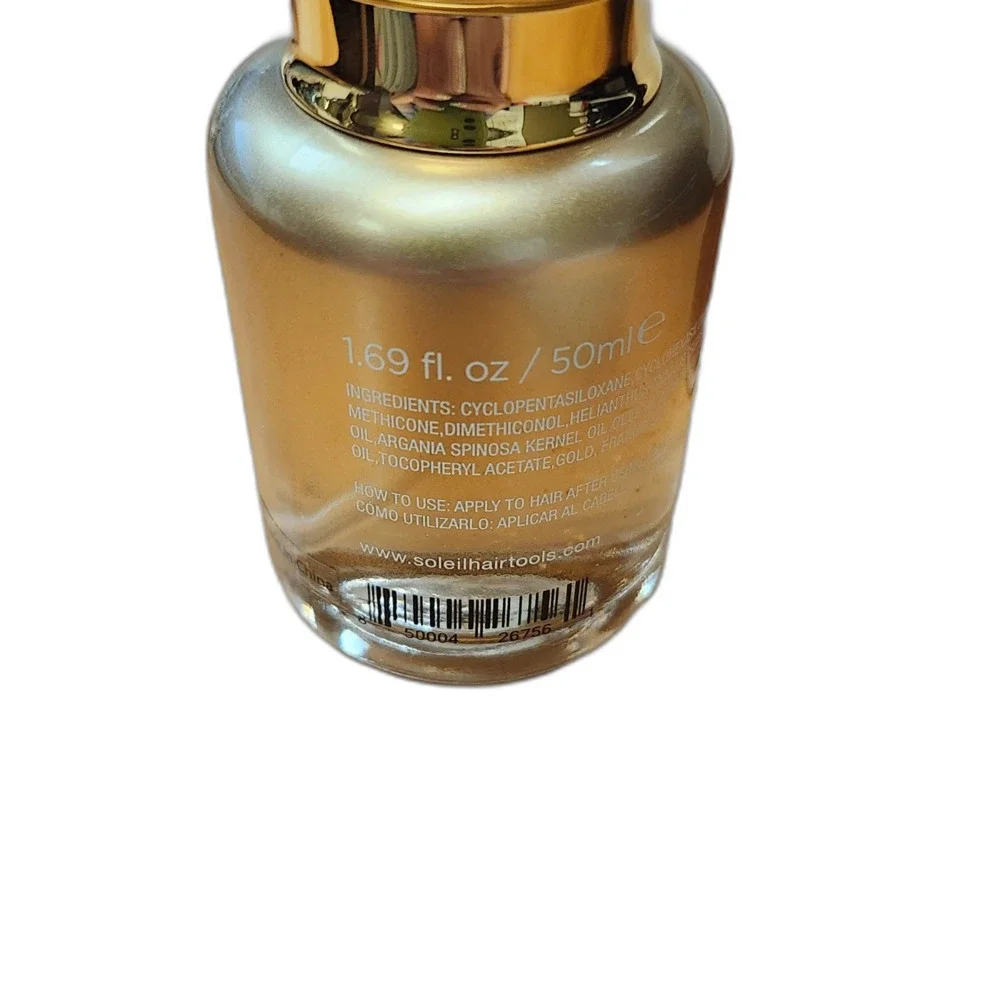 Soleil Argan Healing Oil 24K Gold – Hydrating Hair Treatment / Serum